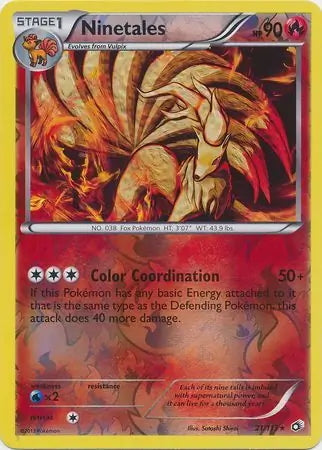 Legendary Treasures Ninetales #21/113 reverse holo